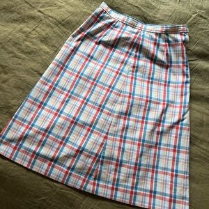 Vintage Country Sophisticates by Pendleton plaid skirt